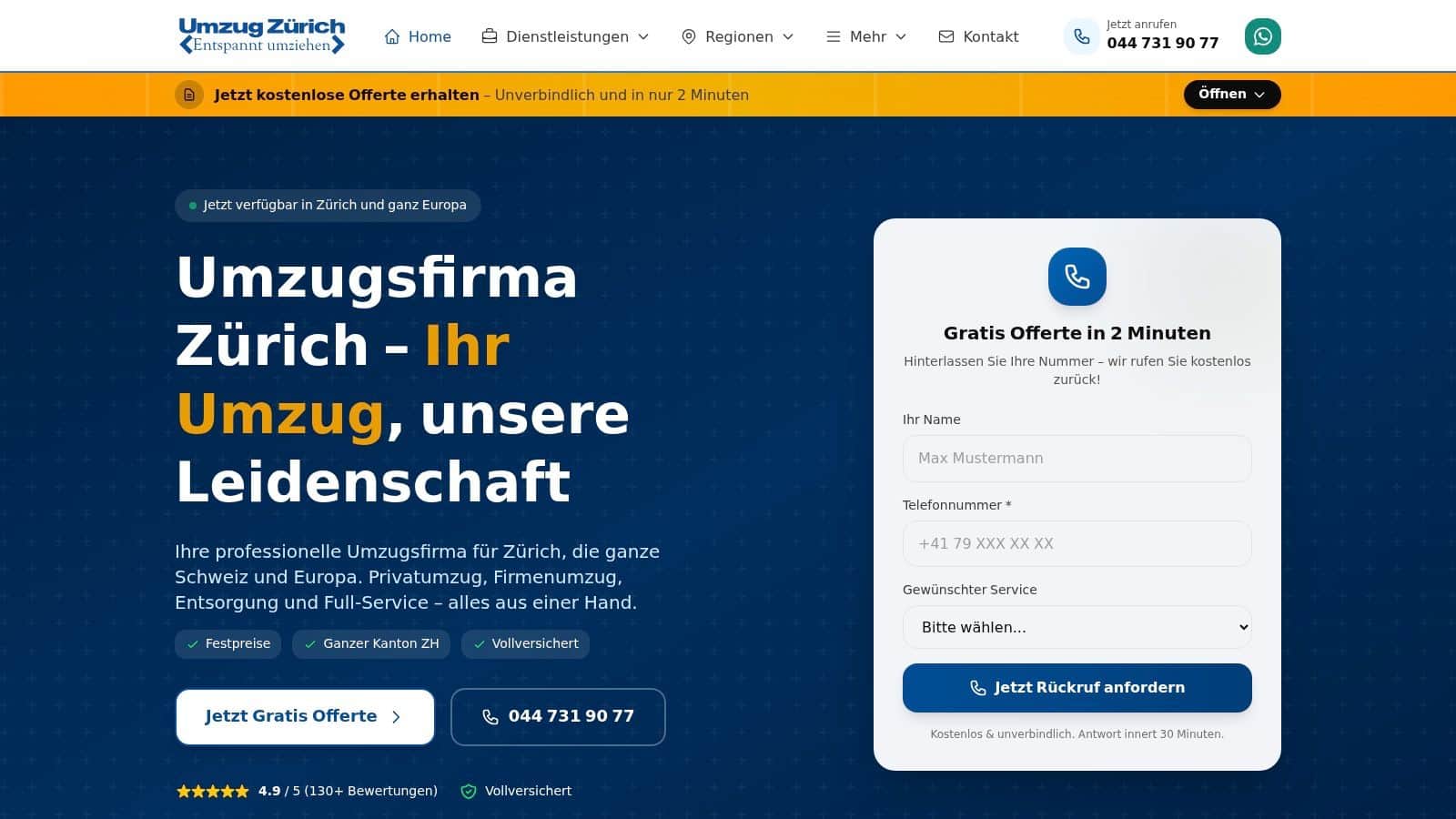 Umzug Zürich AG