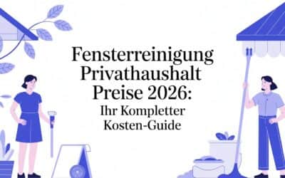 Fensterreinigung Privathaushalt Preise 2026: Ihr kompletter Kosten-Guide