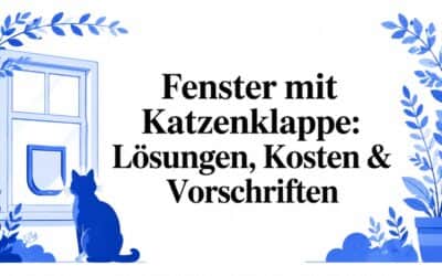 Fenster mit Katzenklappe: Lösungen, Kosten & Vorschriften