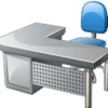Workplace office Desk Workplace office desk of cleaning company