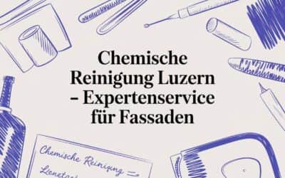 Chemische Reinigung Luzern – Expertenservice für Fassaden