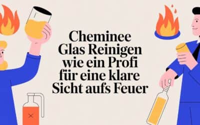 Cheminee Glas reinigen wie ein Profi für eine klare Sicht aufs Feuer