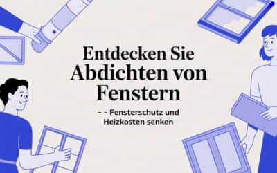 Entdecken Sie abdichten von fenstern – Fensterschutz und Heizkosten senken