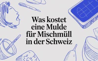 Was kostet eine Mulde für verschiedene Abfälle in der Schweiz